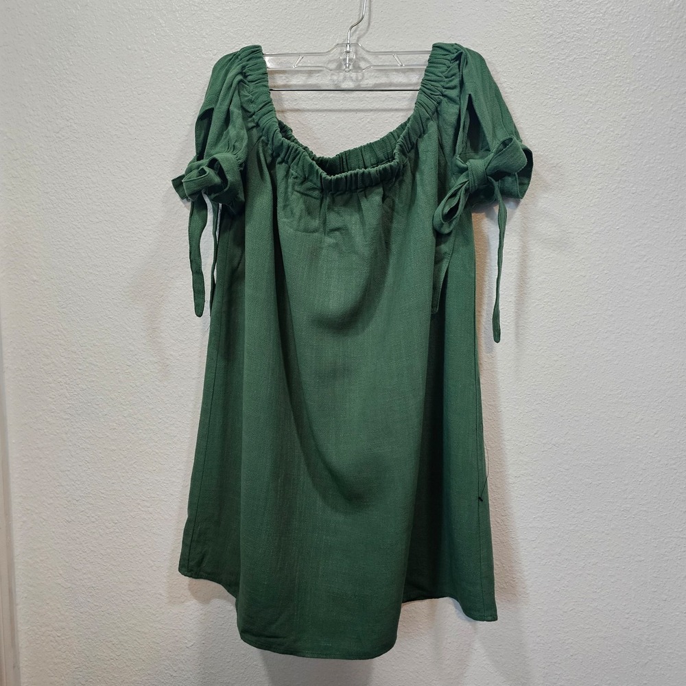 New! Lulus Green Mini Dress‎ Women's Size Large